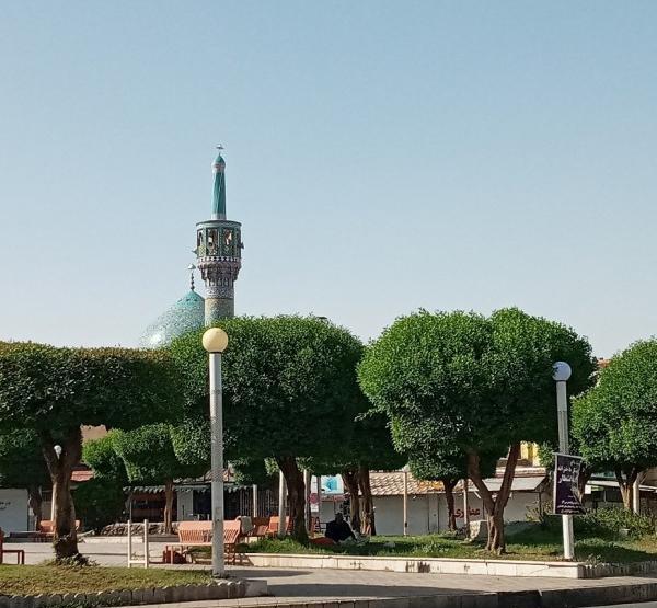 عکس میدان امام حسین جیرفت