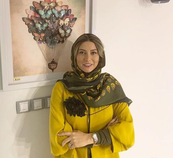 عکس با حجاب فریبا نادری