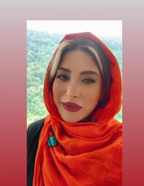 عکس با حجاب فریبا نادری