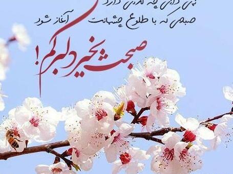 عکس نوشته صبح بخیر عزیز دلم