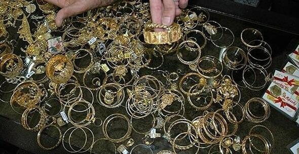 عکس النگو نقره با روکش طلا