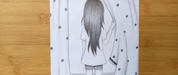عکس نقاشی ساده با مداد