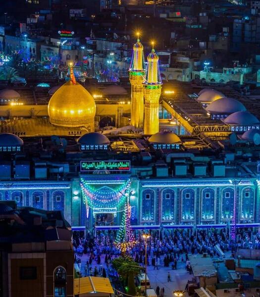 عکس حرم امام حسین در ماه محرم