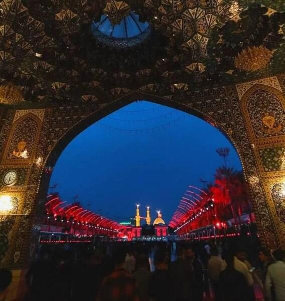 عکس حرم امام حسین در ماه محرم
