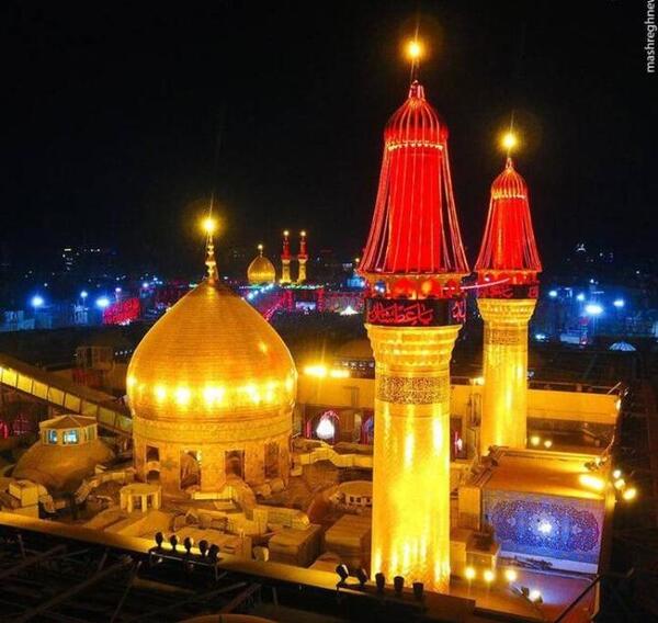 عکس حرم امام حسین در ماه محرم