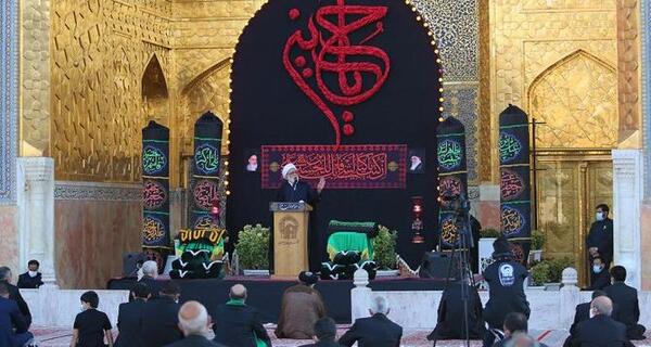 عکس حرم امام حسین در ماه محرم