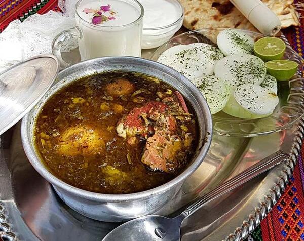 عکس آبگوشت قورمه سبزی