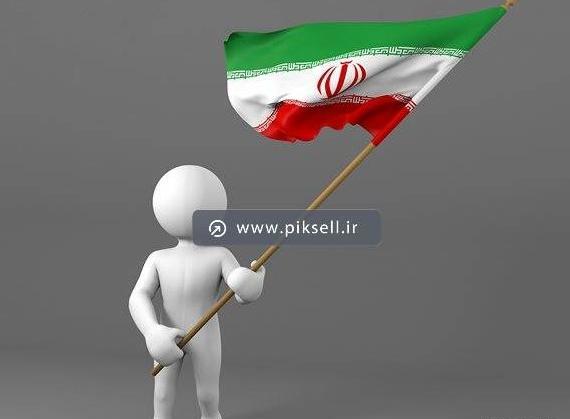 عکس شیر روی پرچم ایران