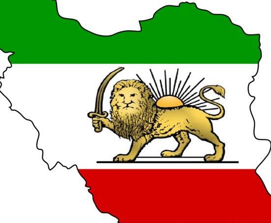 عکس شیر روی پرچم ایران