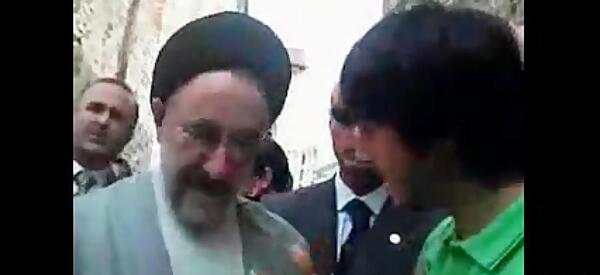 عکس با کراوات خاتمی