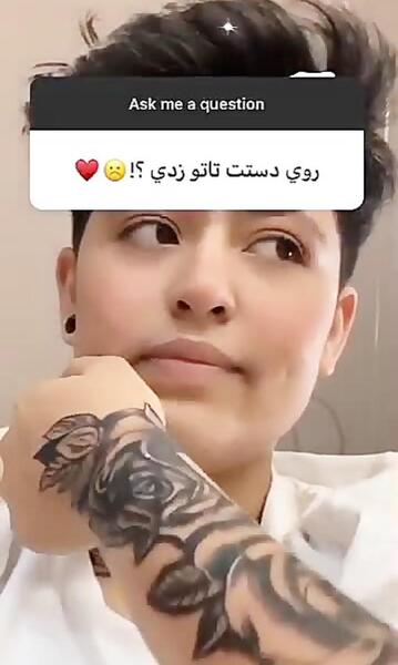 عکس تاتو دست طاها