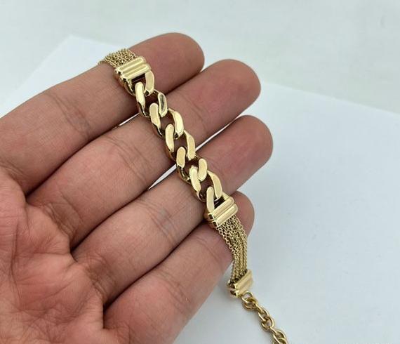 عکس دستبند طلا دخترانه ظریف