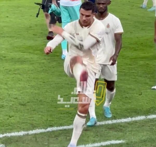 عکس عصبانیت رونالدو