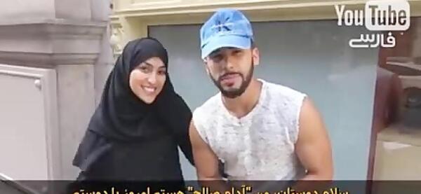 عکس دختر روسری آبی