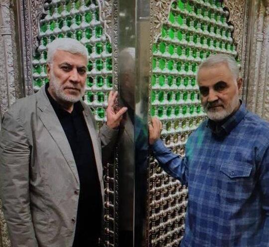 عکس حاج قاسم ابومهدی المهندس