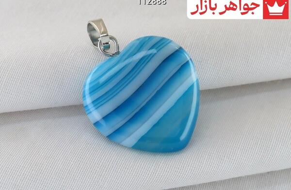 عکس گردنبند آبی