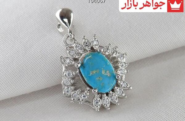 عکس گردنبند آبی