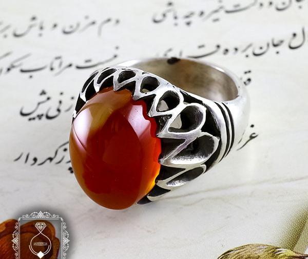 عکس انگشتر عقیق یمنی