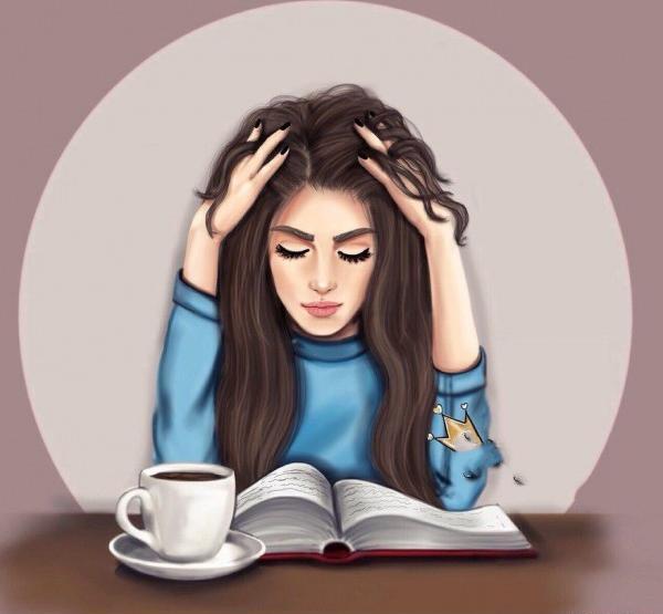 عکس نقاشی دخترانه شاد