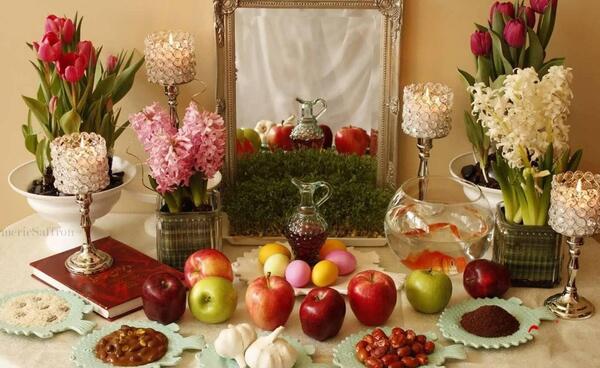 عکس های جدید سفره هفت سین سنتی