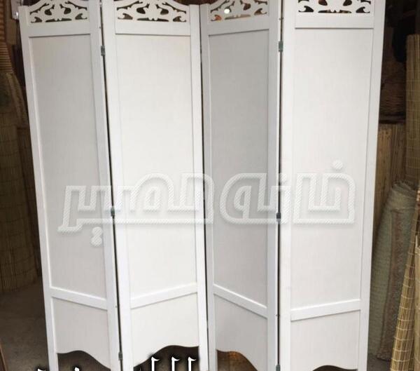 عکس پارتیشن چوبی سفید
