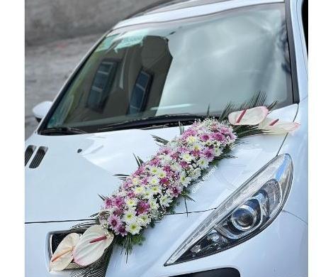 عکس ماشین عروس سانتافه