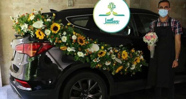 عکس ماشین عروس سانتافه