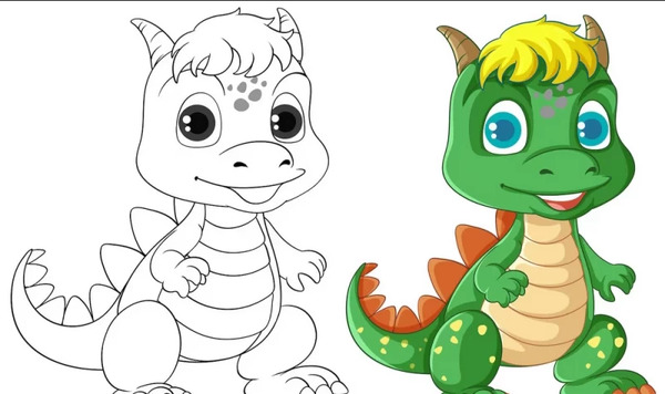 عکس بچه اژدها