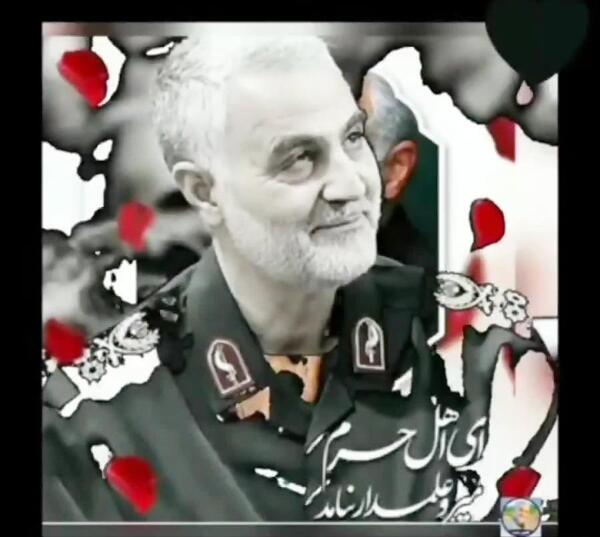 عکس خنده های حاج قاسم سلیمانی