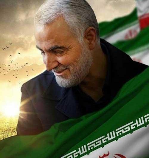 عکس قاسم سلیمانی هنگام شهادت