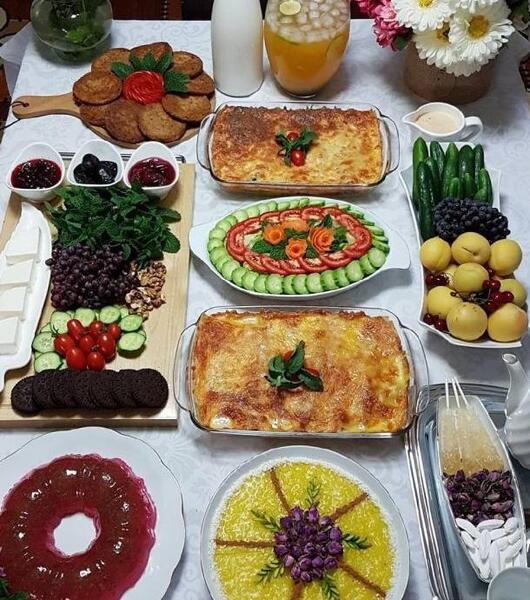 عکس سفره افطار جدید