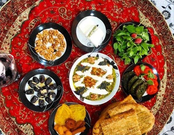 عکس سفره افطار جدید