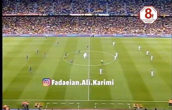 عکس علی کریمی در نیوکمپ