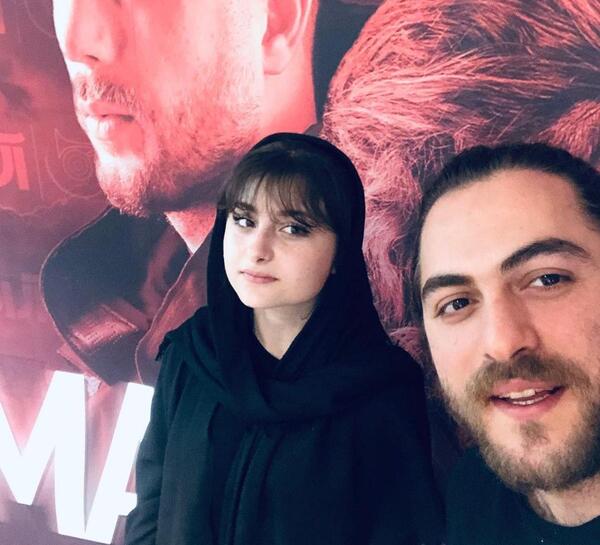 عکس نوشته سارا و امیرحسین