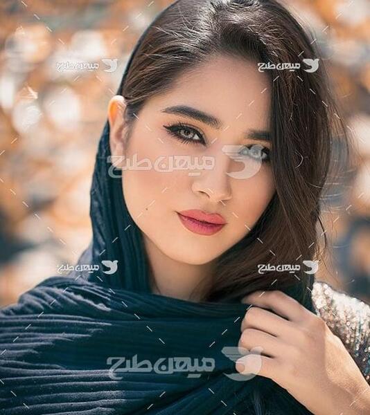 عکس از صورت دختر ایرانی