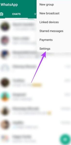 تنظیمات عکس پروفایل واتساپ