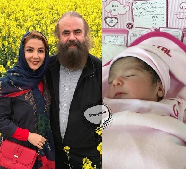 عکس بهنوش بختیاری و برادرزاده اش