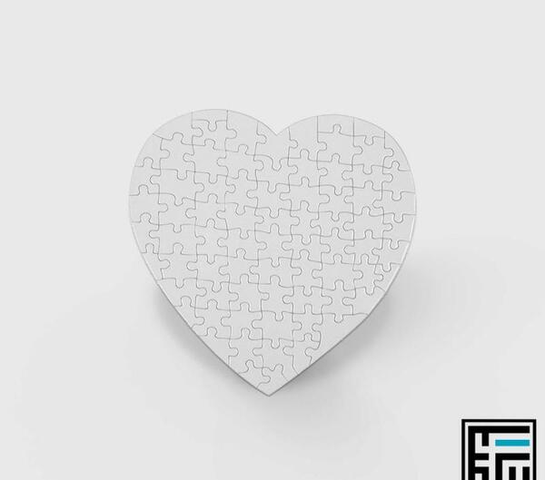 عکس سفید قلبی