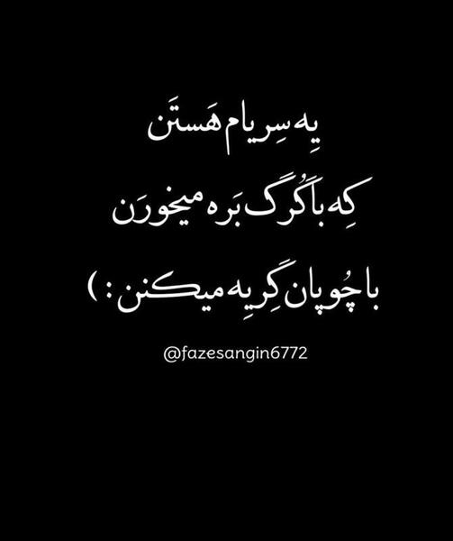 عکس نوشته کنایه دار به خانواده شوهر