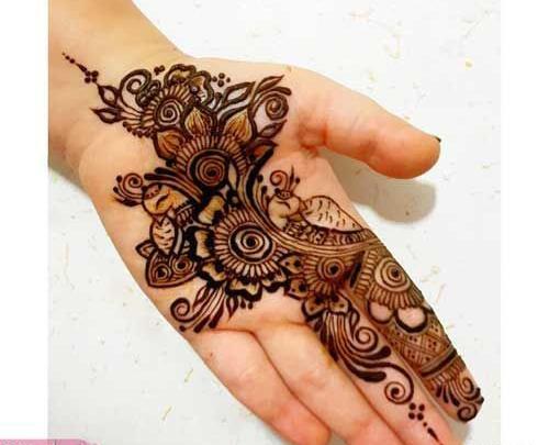 عکسهای طرح حنا روی دست