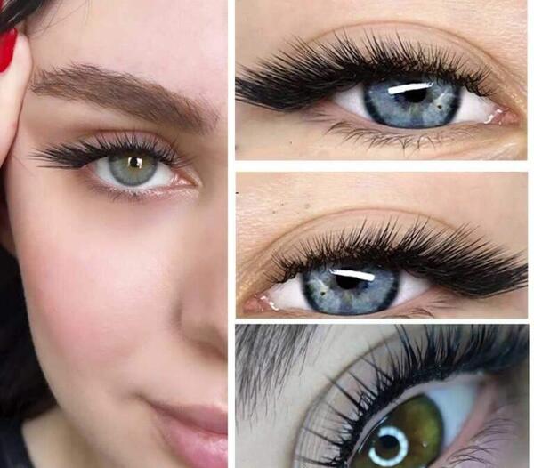 عکس کاشت مژه خط چشمی