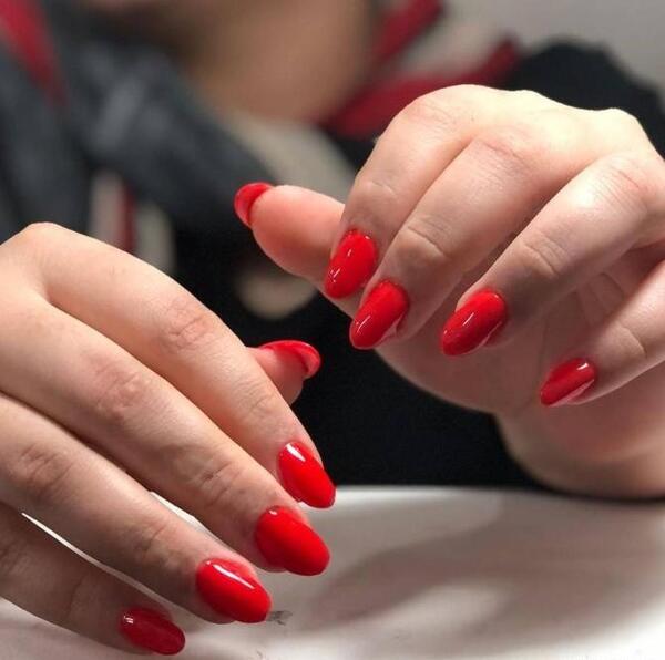 عکس کاشت ناخن صورتی جیغ