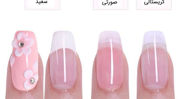 عکس کاشت ناخن پودر