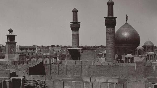 عکس حرم امام حسین در قدیم