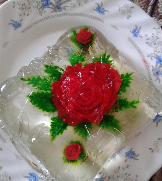 عکس ژله تزریقی گل رز