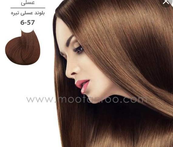 عکس رنگ مو شکلاتی