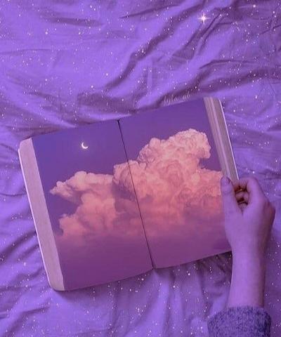 عکس کیوت بنفش دخترانه