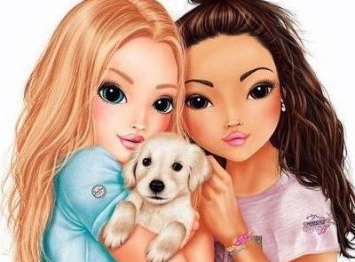 عکس پروفایل دخترونه دونفره کارتونی