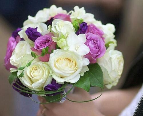 عکس دسته گل طبیعی عروس