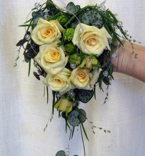 عکس دسته گل طبیعی عروس